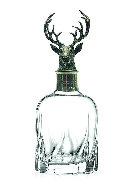 Stag Crystal Whiskey Decanter - Modern Style - The In Gate