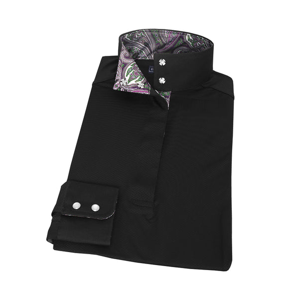 Paisley Ladies “Dusk” Black Performance Show Shirt - The In Gate