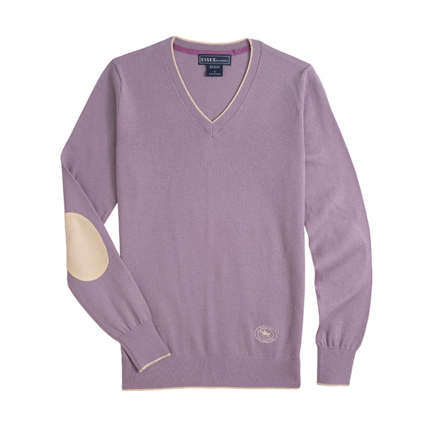 Lilac Trey V-Neck Sweater - The In Gate
