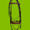 The In Gate Coronation Bridle with Laced Reins - The In Gate