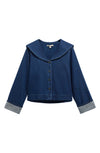 Dartmoor Sailor Collar Button-Up Shirt