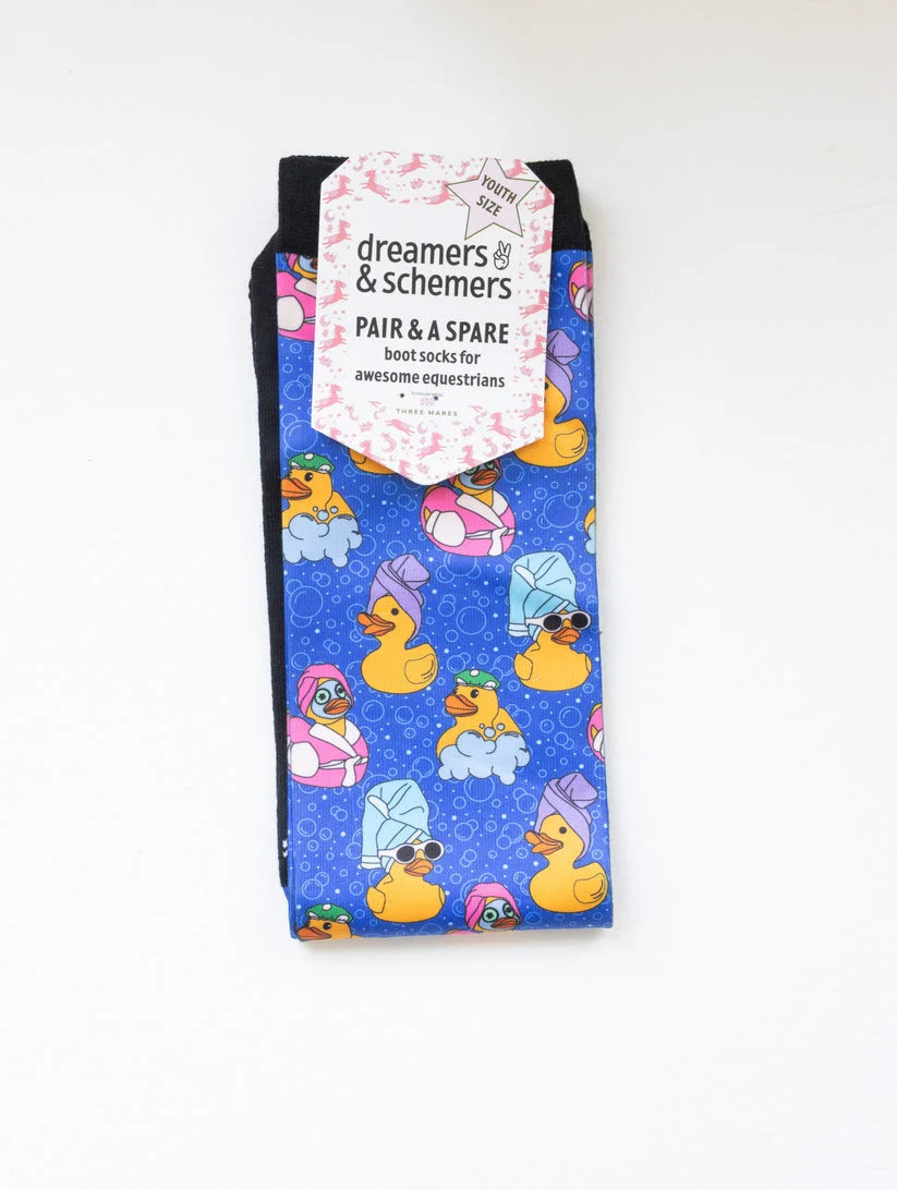 Rub A Dub Duck Youth Pair & a Spare Socks