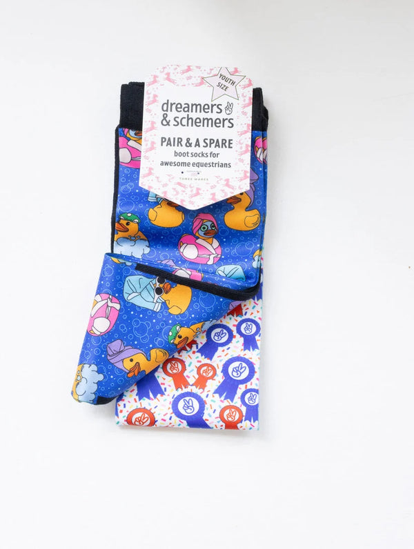 Rub A Dub Duck Youth Pair & a Spare Socks