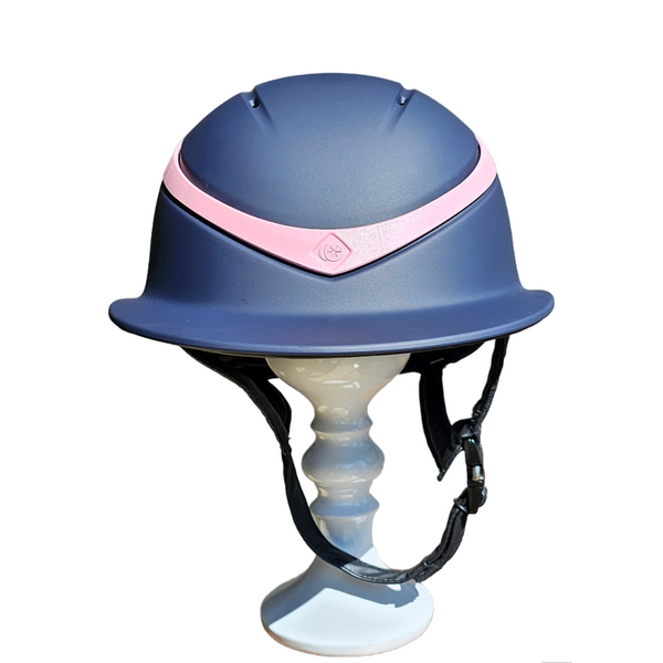 My Halo CX Luxe, with MIPS, Matte Navy/Baby Pink Halo - Size 58 or 7 1/8