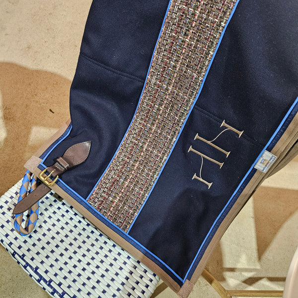 Navy Wool Dress Sheet - Fully Custom
