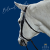 The Balmoral Bridle features discreet, hidden blinders.