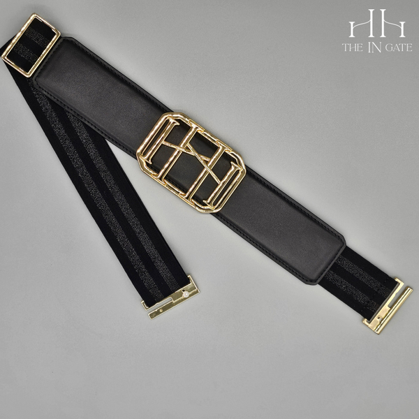 THE EQUESTRIAN BELT BY HEUREUX XII IN BLACK - The In Gate