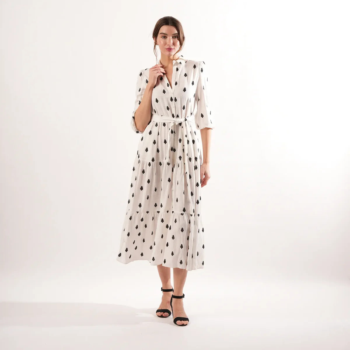 Josephine Embroidered Dress