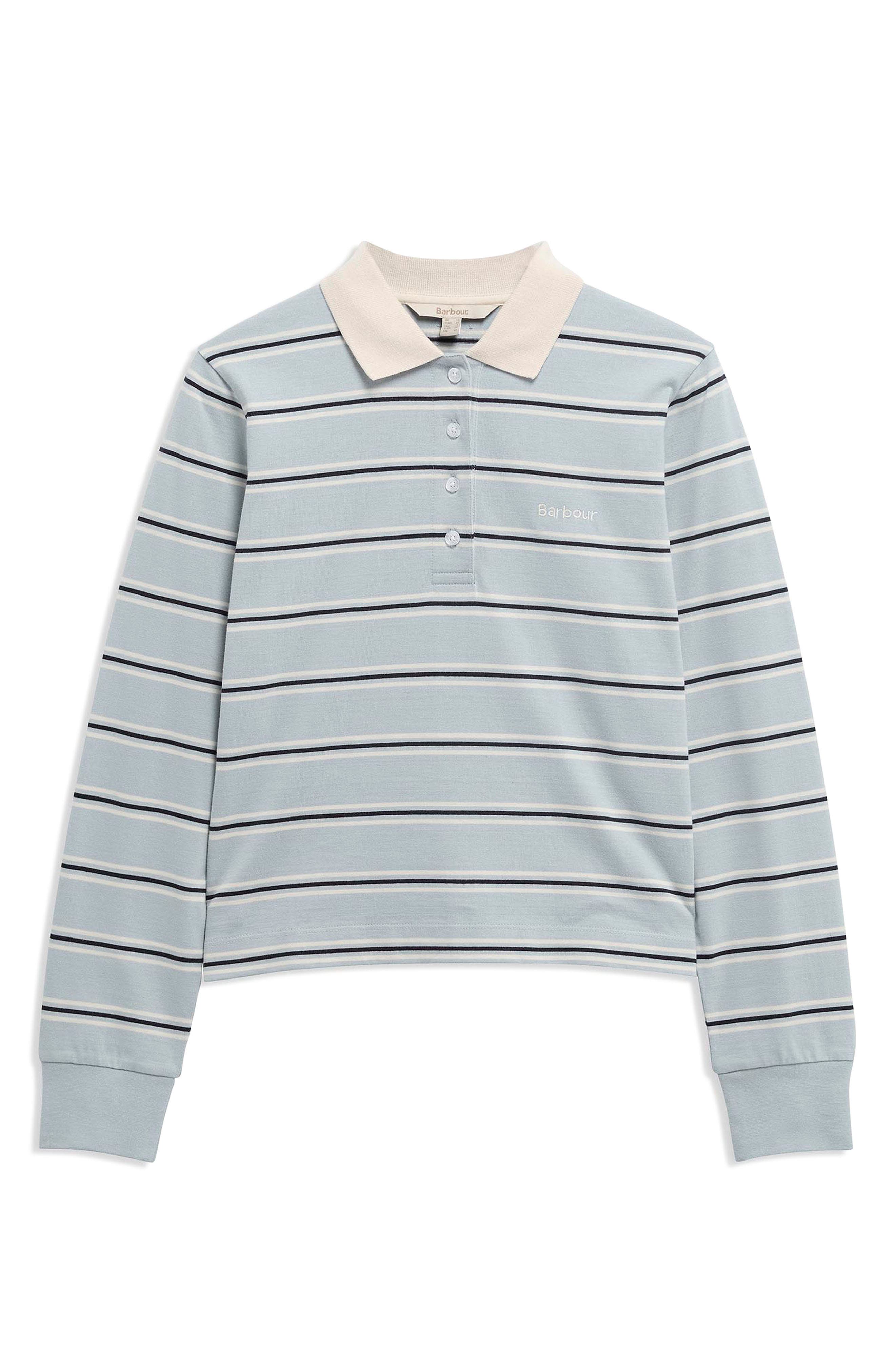 Ashwell Stripe Cotton Jersey Polo