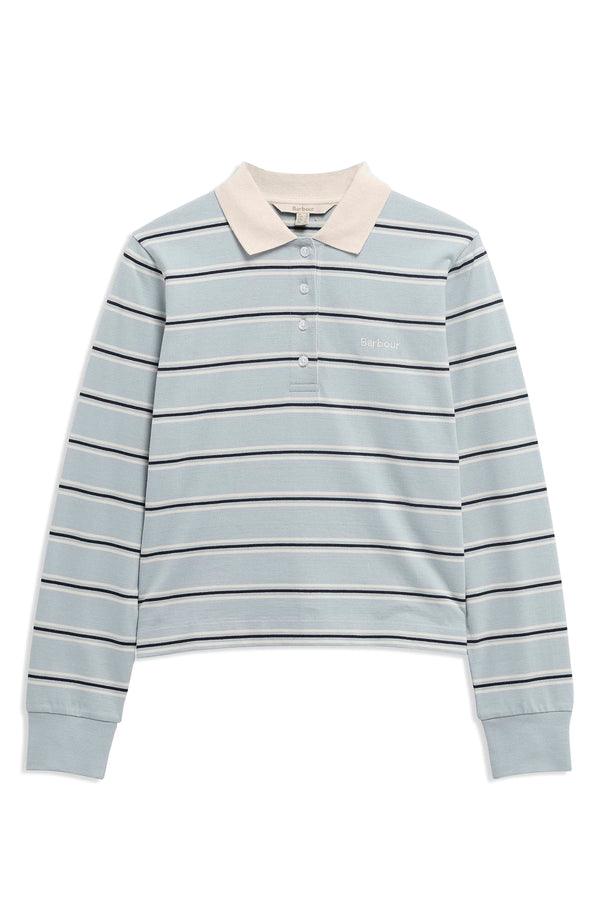 Ashwell Stripe Cotton Jersey Polo