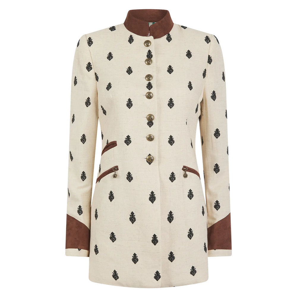 Henley Embroidered Jacket