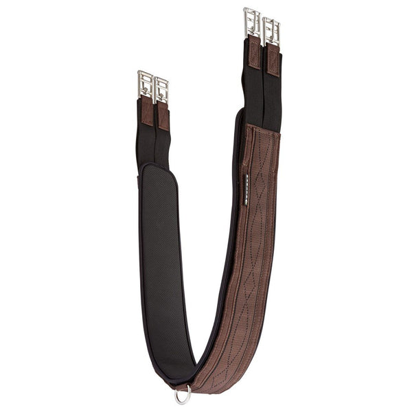 Oaklyn Terra Girth with Black Fancy Stitch and Non-Slip Liner - The In Gate