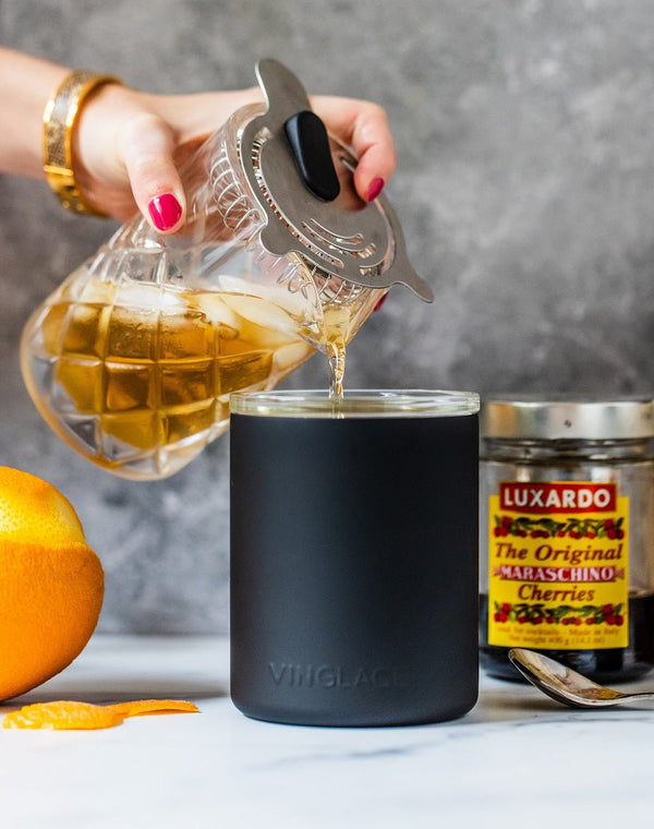 Glass Lined Whiskey Low Ball