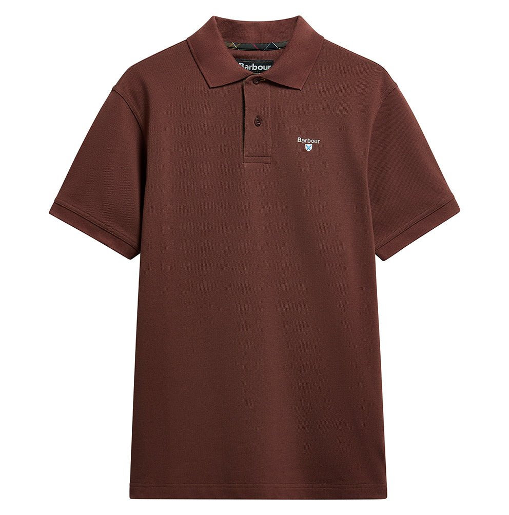 Tartan Pique Tailored Polo Shirt