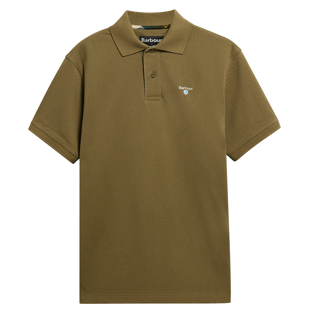 Tartan Pique Tailored Polo Shirt