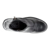 Daisy Clipper Children's Side-Zip Paddock Boots in black, top view showing the opening and Daisy Clipper label
