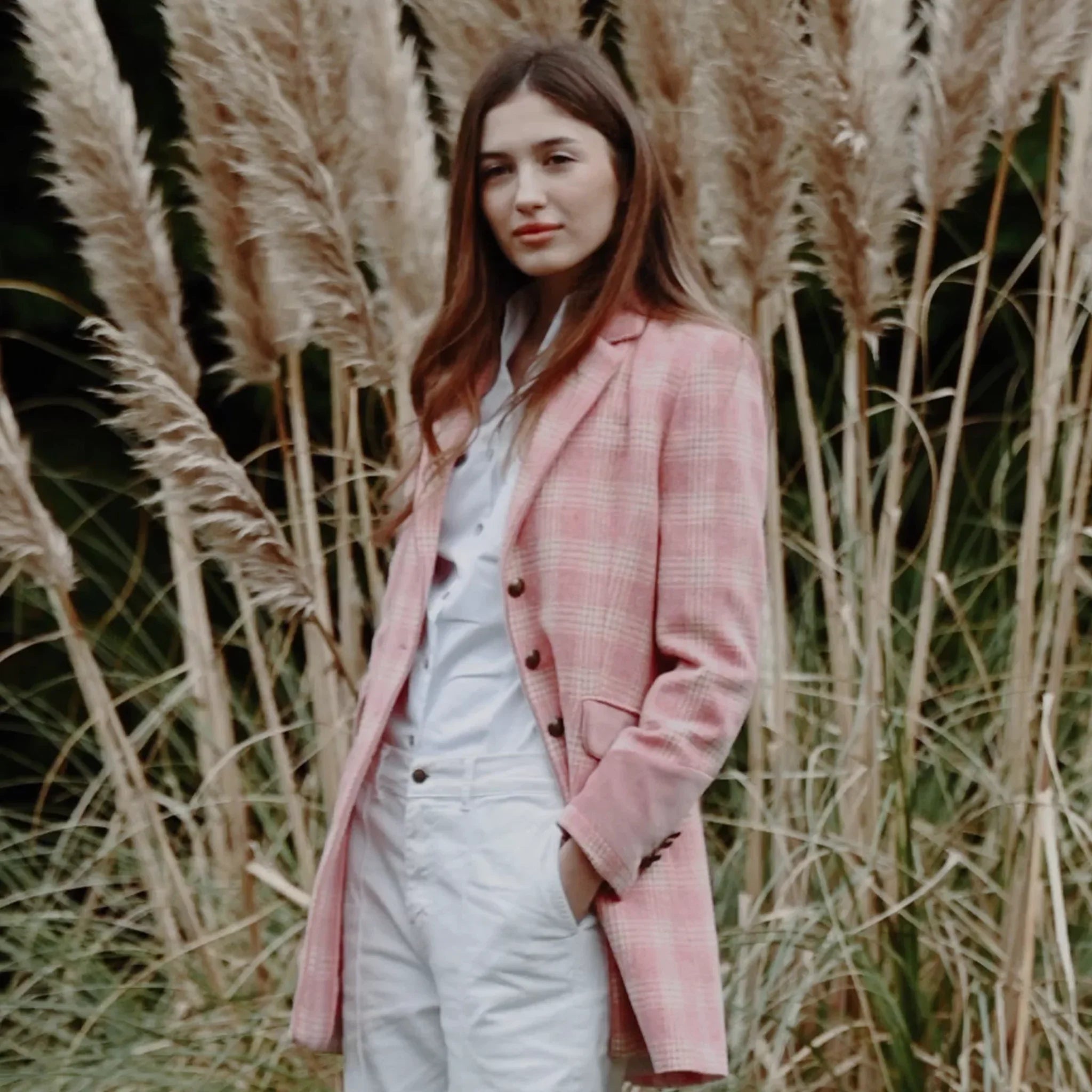 Evelyn Blush Coat