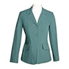 Grand Prix Ladies EQJ 3 Button Show Coat, NY Tech Fabric, New Green