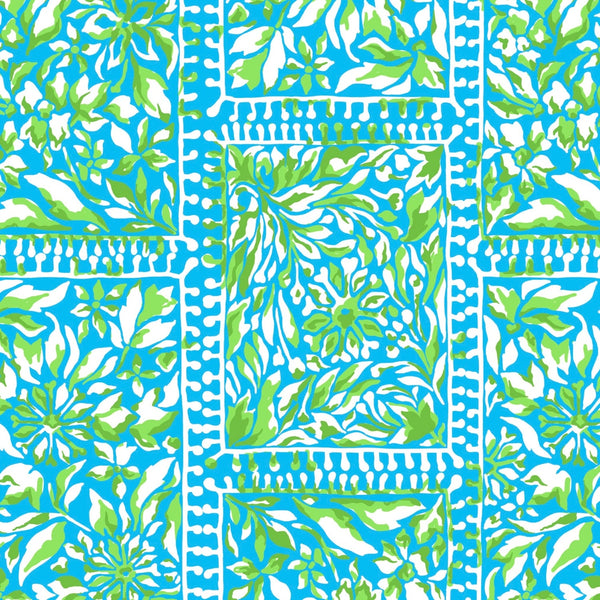 Josie Print Long Sleeve Mock Neck Top