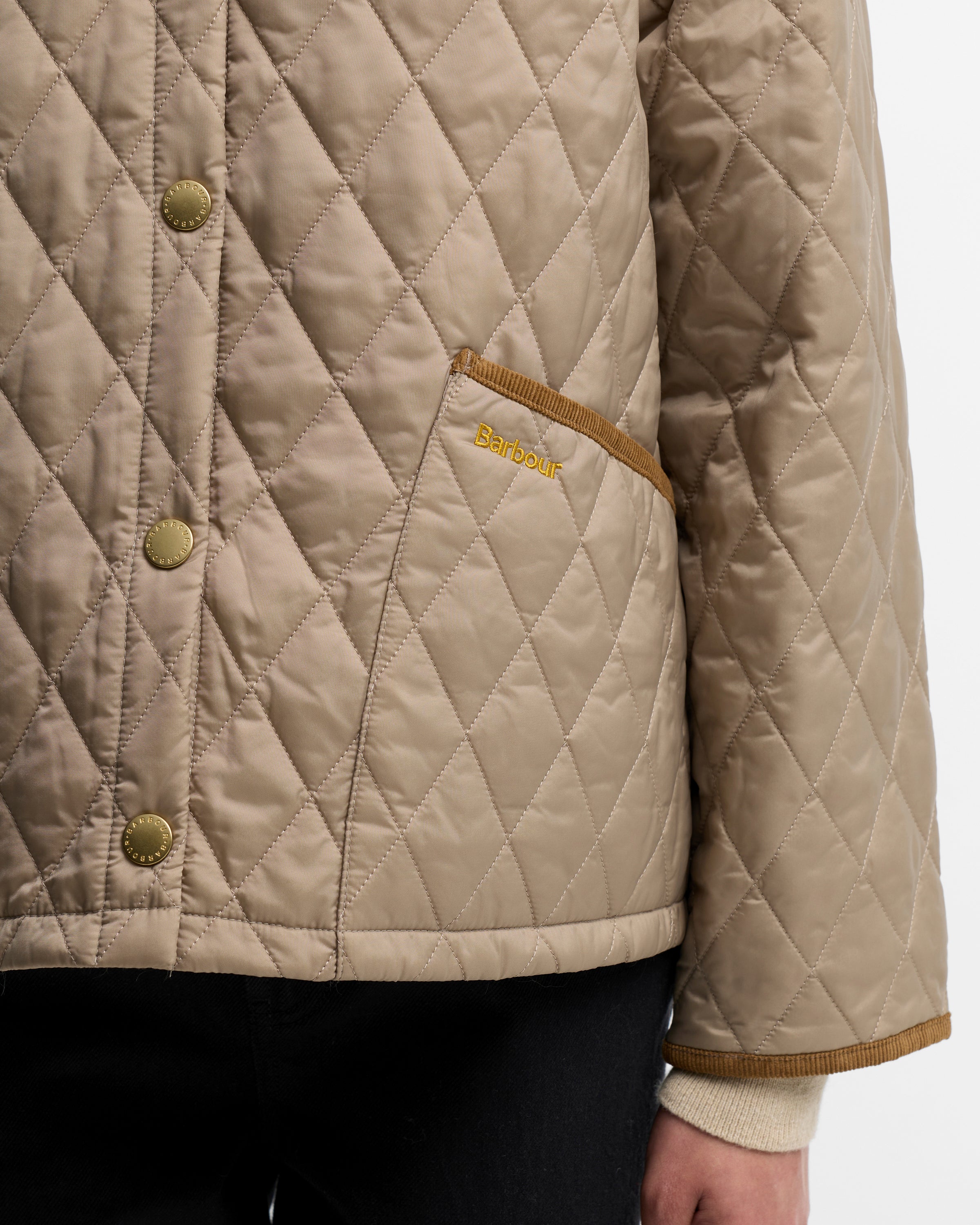 Barbour Icons Cropped Liddesdale Quilted Jacket
