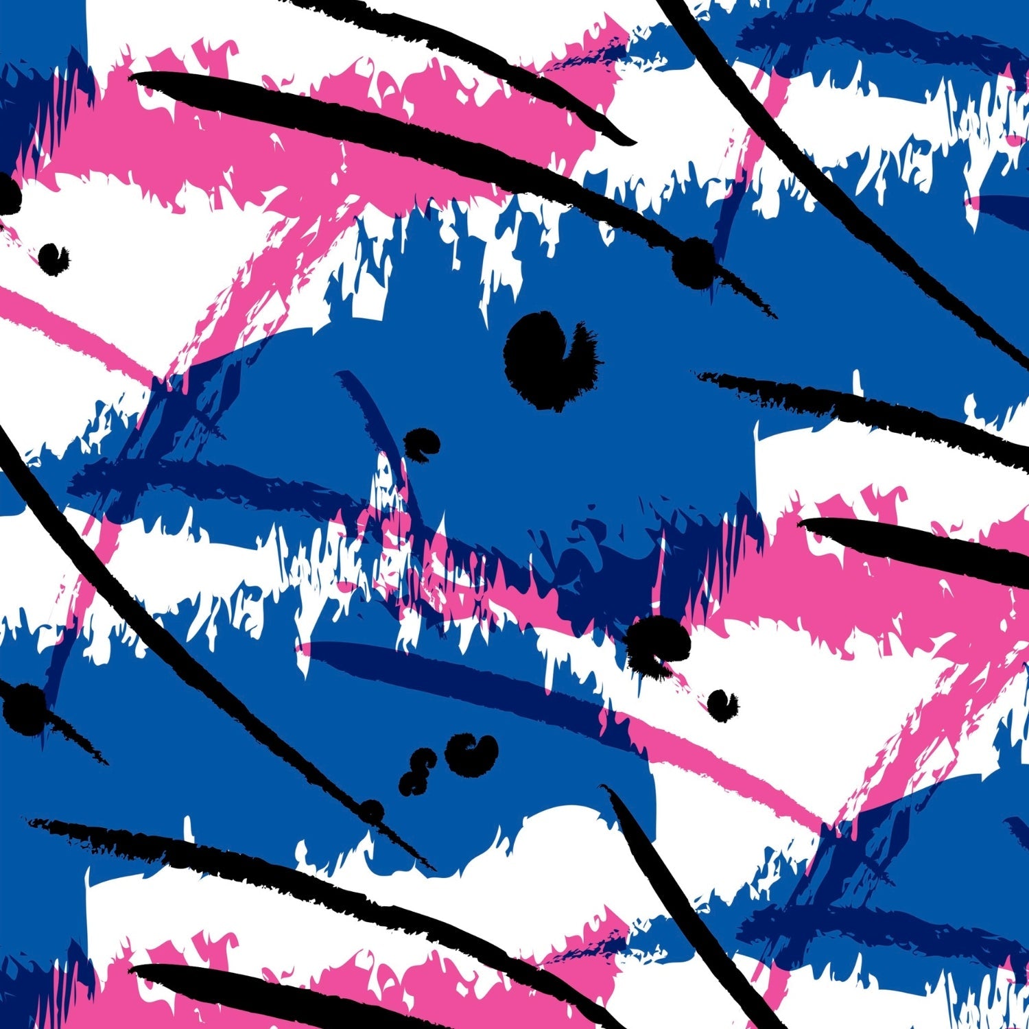 Lizzy Print Long Sleeve Mock Neck Top