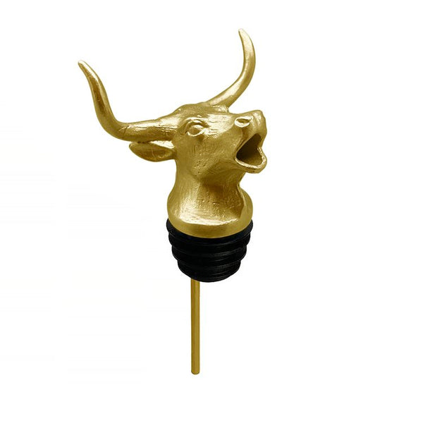 Gold Longhorn Pourer - The In Gate