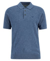 Muston Linen Blend Knitted Polo Shirt