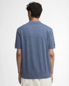 Muston Linen Blend Knitted Polo Shirt