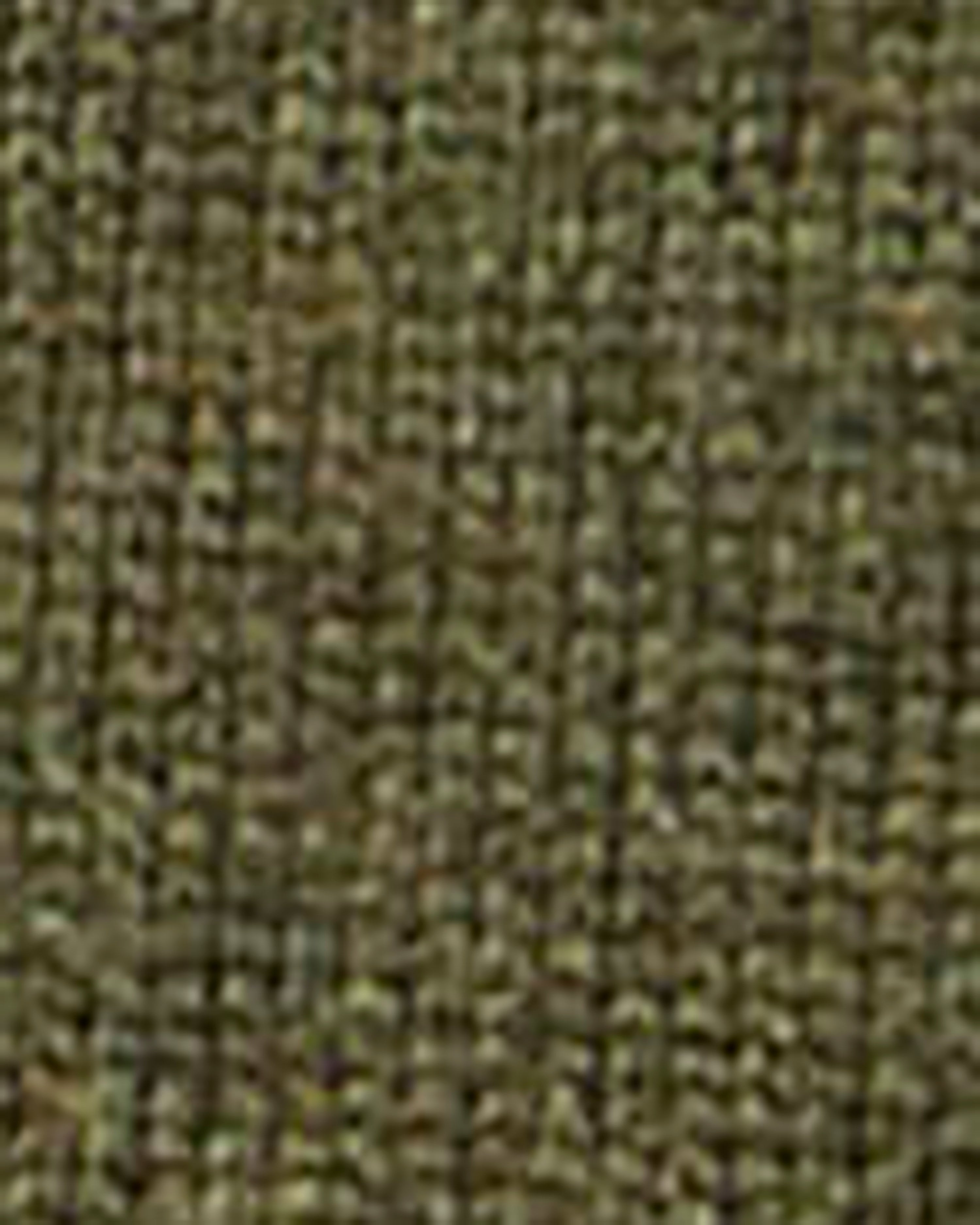 A close-up of a woven fabric texture in a dark olive green color.