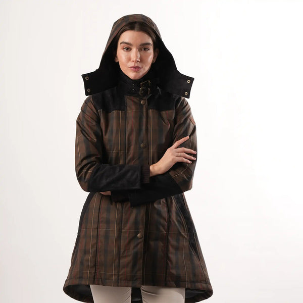 Odette Brown Waterproof Coat
