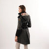 Odette Grey Check Waterproof Coat