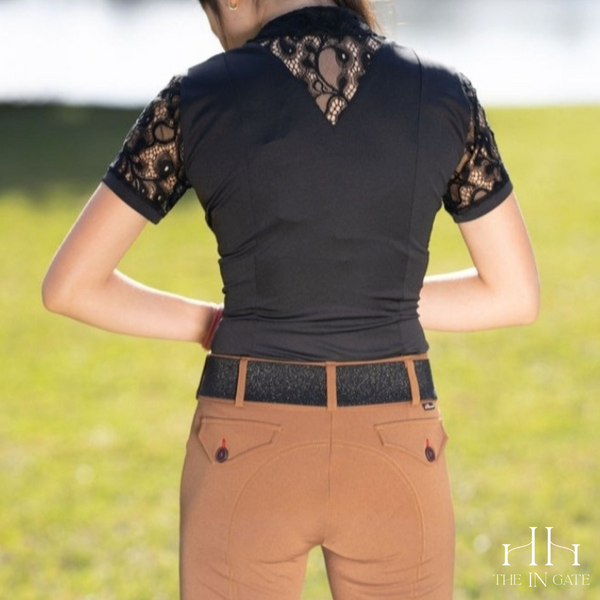 Ettie Lace Short Sleeve Shirt - The In Gate