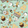 Bee Groovy Pair & A Spare Boot Socks