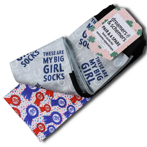 Big Girl Socks Pair & A Spare Socks