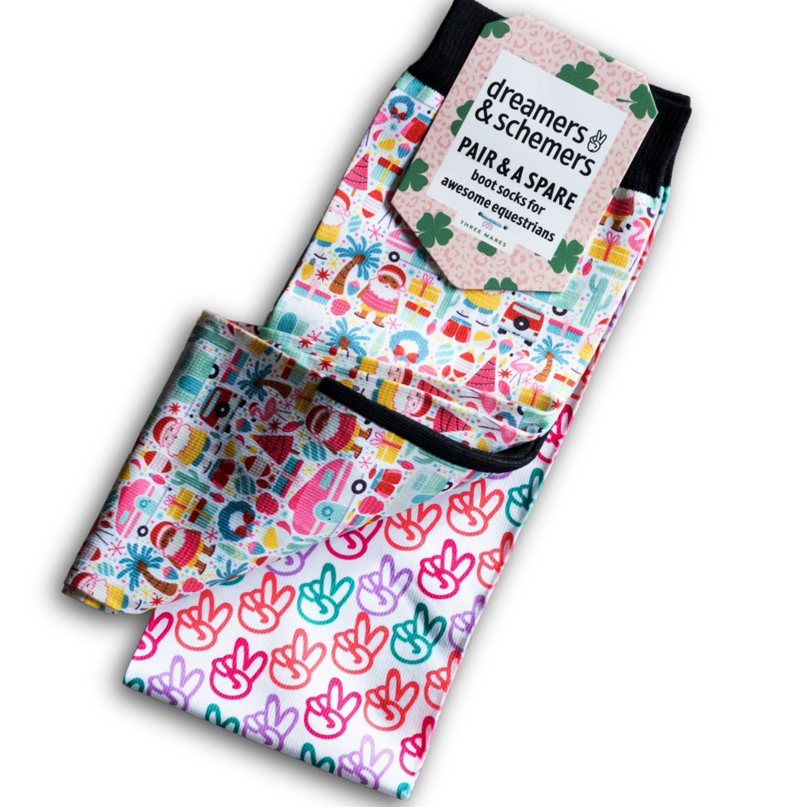 Deck the Palms Pair & A Spare Socks