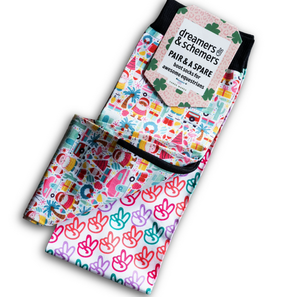 Deck the Palms Pair & A Spare Socks