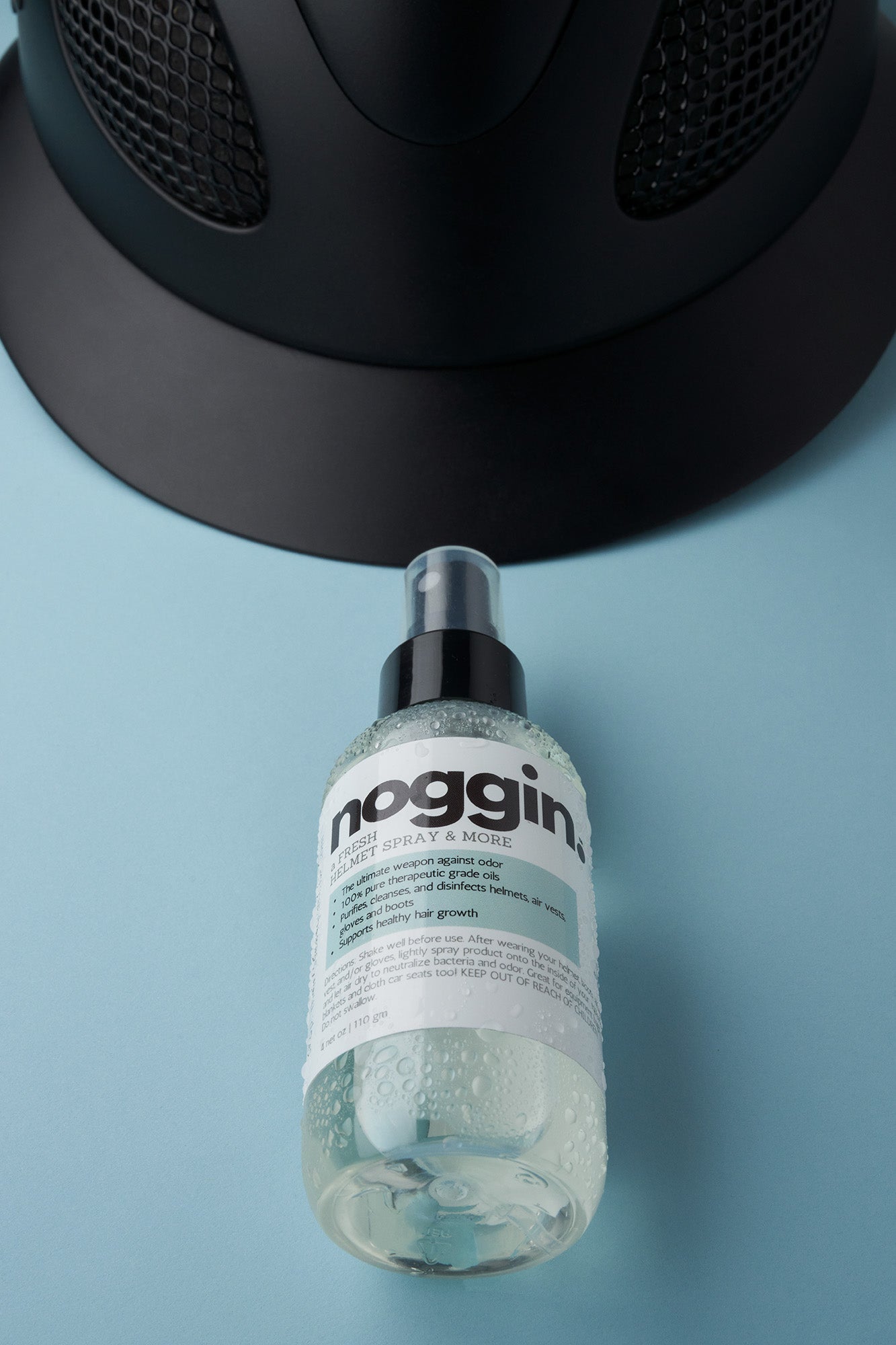 Noggin. A Fresh Helmet Spray & More