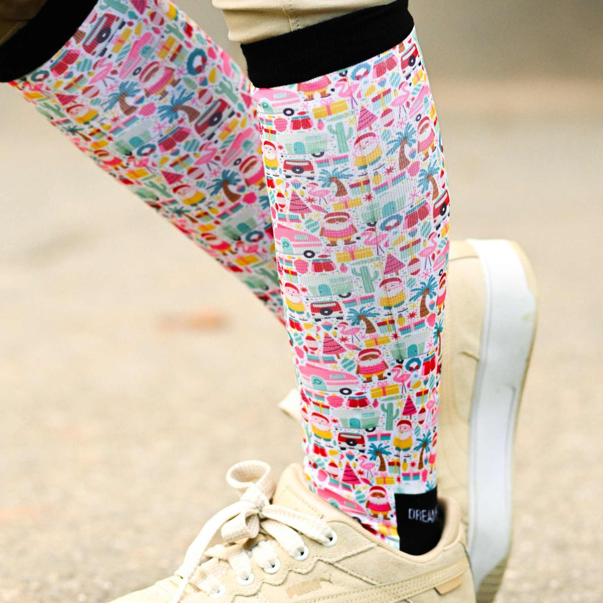 Deck the Palms Pair & A Spare Socks