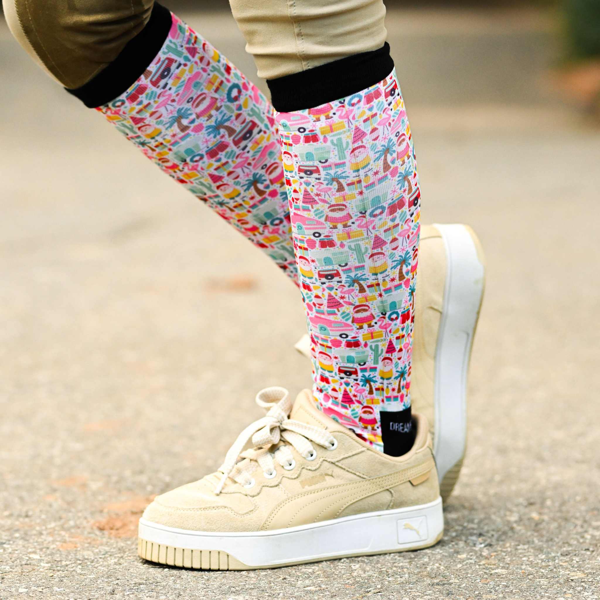 Deck the Palms Pair & A Spare Socks