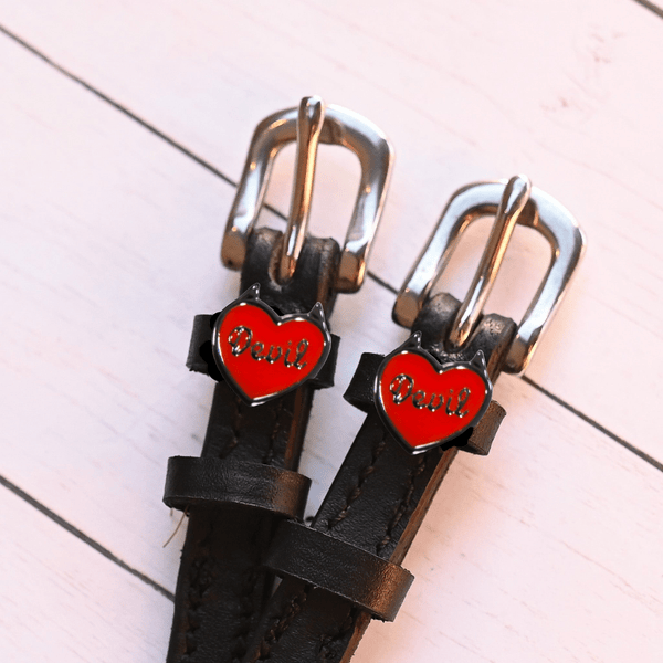 Devil Heart Spur Straps