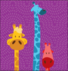 Giraffe Attack Pair & A Spare Socks
