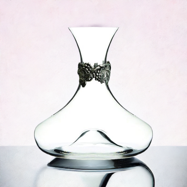 Grape Vine Crystal Wine Decanter - The In Gate