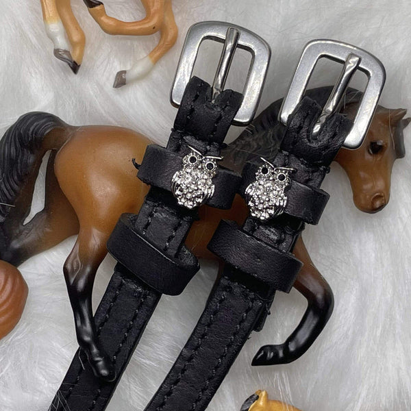 Owl Silver Bling Spur Straps - The In Gate