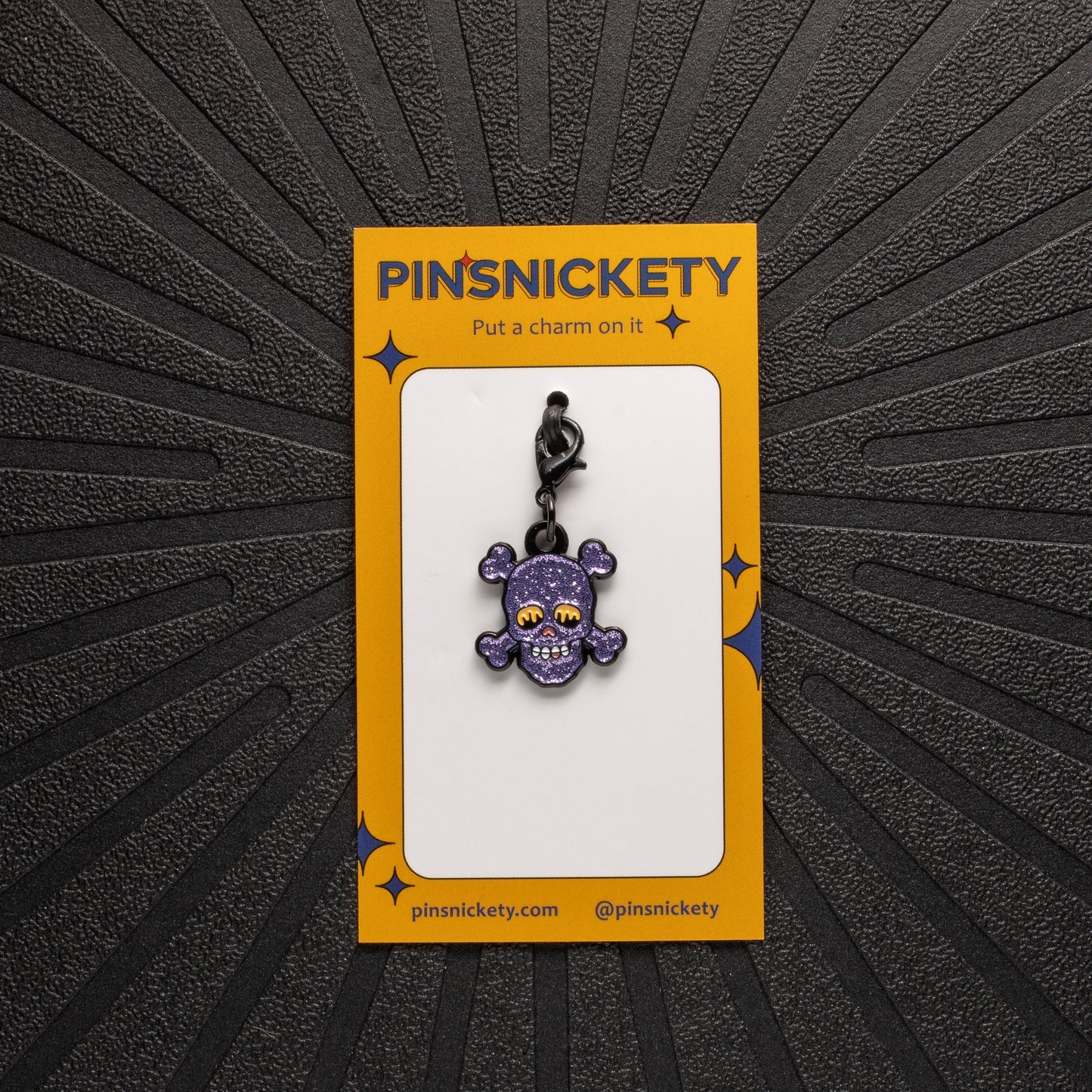 Skull Charm: Purple