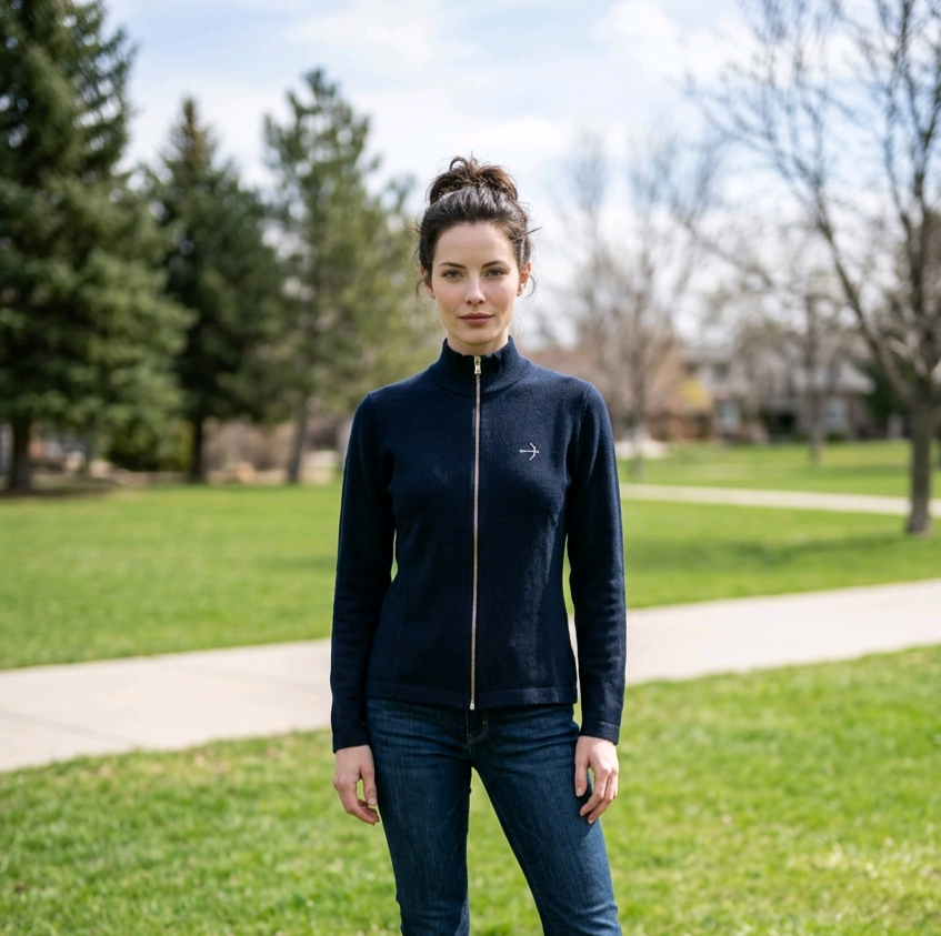 Myla Zip-Up Cardigan