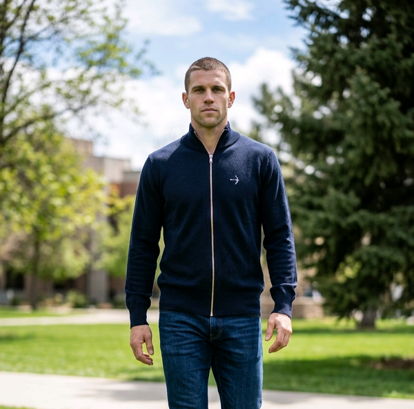 Ryan Zip-Up Cardigan