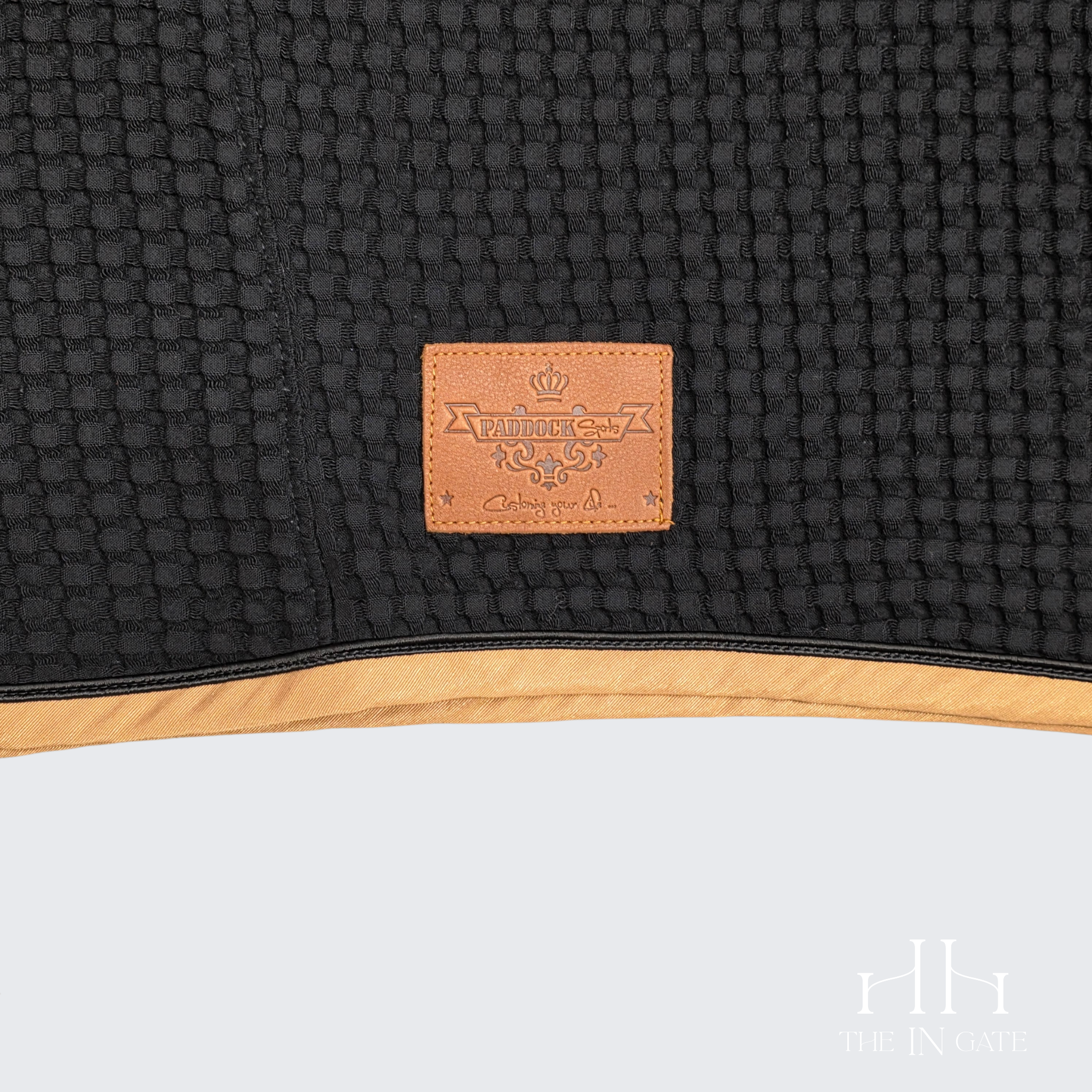 Waffle Sheet - Black / Tan / Black - 78