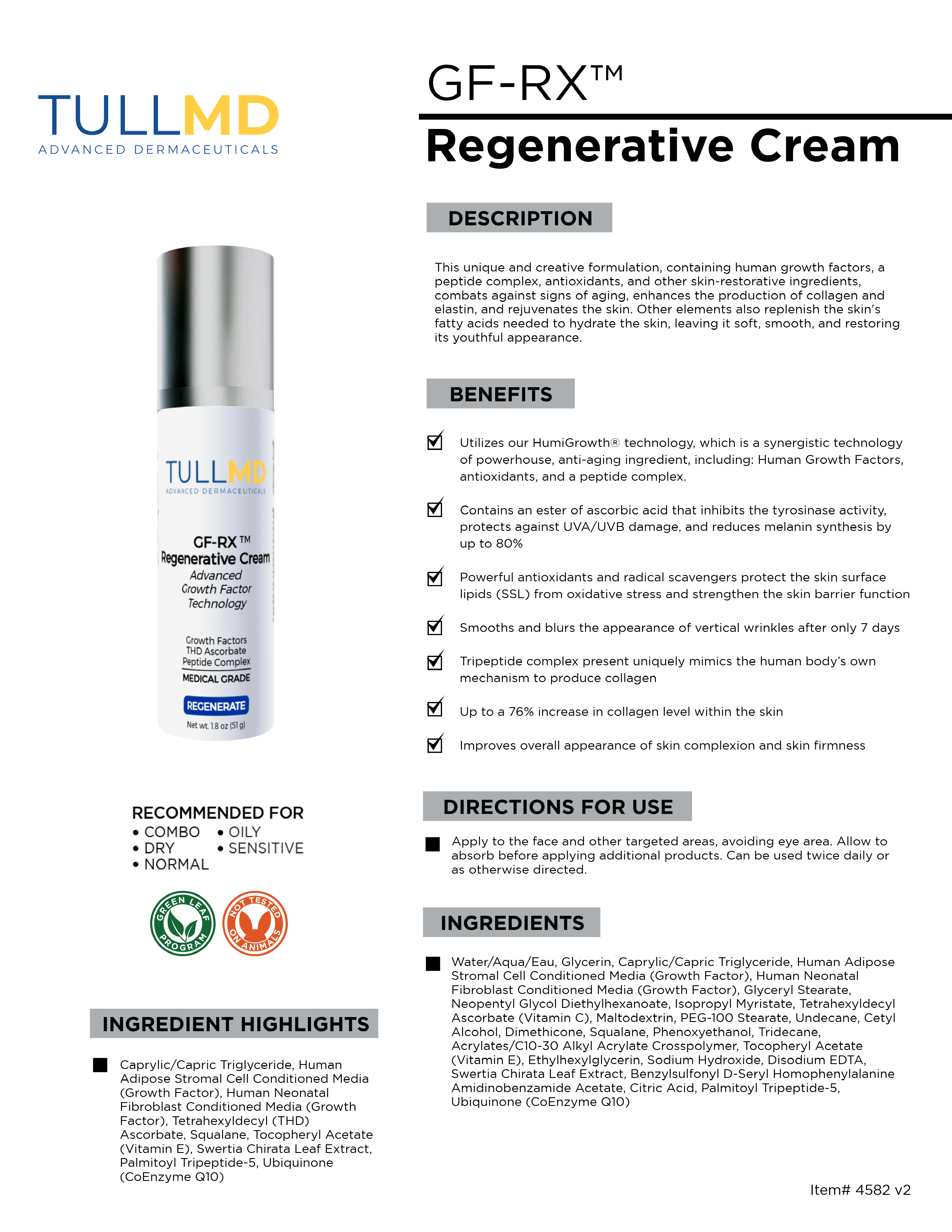 GF-RX™ Regenerative Cream