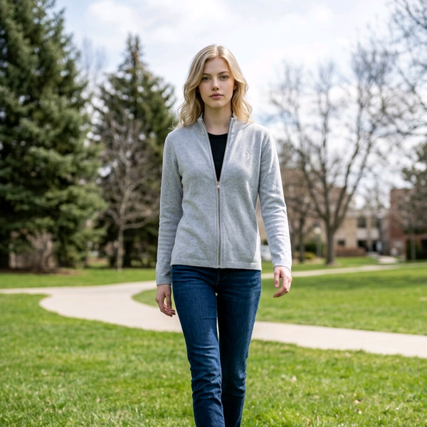 Myla Zip-Up Cardigan