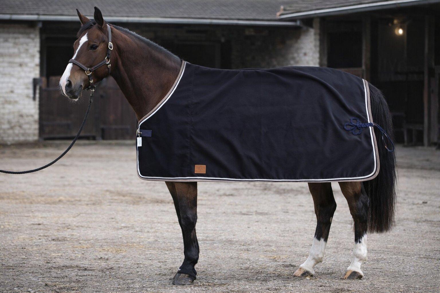 Fleece Dress Sheet - Navy / Gray / White spaced – 81